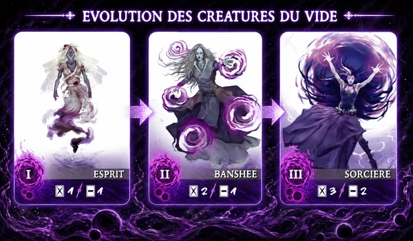 Évolution créature niveau 3